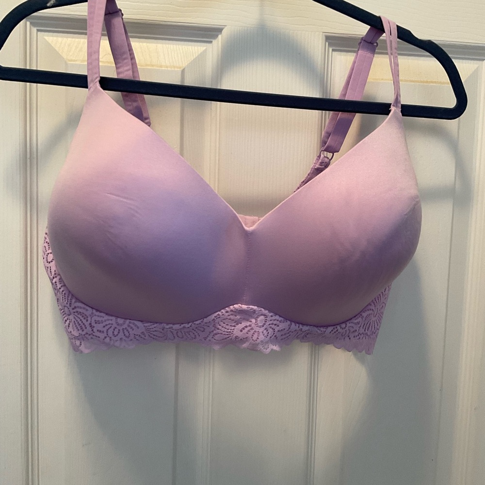 No Boundaries Light Purple Lace Bra